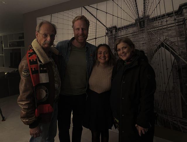 Martin en Floortje van Waardenberg met Ferdi Stofmeel en Esmée van Kampen